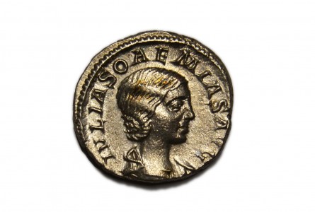 JULIA SOEMIAS, 220-222 d.C. Denario