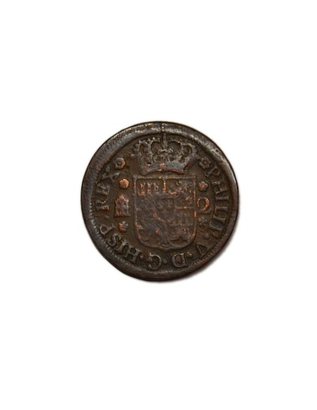 FELIPE V 1745. 2 maravedís, Segovia