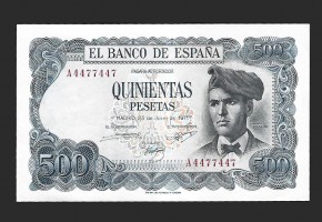 ESTADO ESPAÑOL 500 PESETAS SERIE A