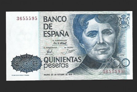 JUAN CARLOS I 500 PESETAS 1979 SIN SERIE
