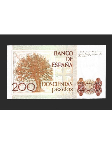JUAN CARLOS I 200 PESETAS 1980 SERIE 9A