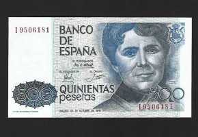 JUAN CARLOS I 500 PESETAS 1979 SERIE I