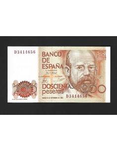 JUAN CARLOS I 200 PESETAS SERIE D