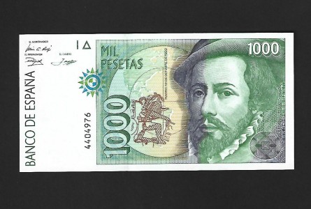 JUAN CARLOS I 1000 PESETAS 1992 SIN SERIE
