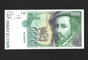 JUAN CARLOS I 1000 PESETAS 1992 SIN SERIE