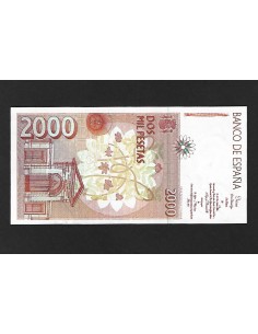 JUAN CARLOS I 2000 PESETAS 1992 SIN SERIE 2
