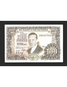 ESTADO ESPAÑOL 100 PESETAS 1953 SERIE A