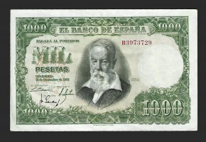 ESTADO ESPAÑOL 1000 PESETAS 1951 SERIE B