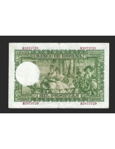 ESTADO ESPAÑOL 1000 PESETAS 1951 SERIE B 2