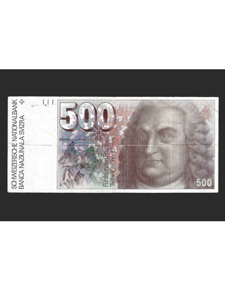 SUIZA,1976. 500 FRANCOS
