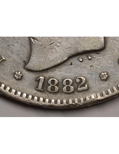 ALFONSO XII 5 Pesetas 1882 * 18-81