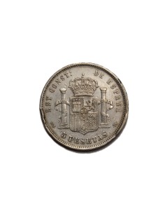 ALFONSO XII 5 Pesetas 1882 * 18-81 2