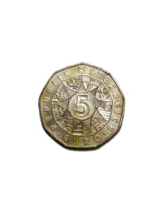 AUSTRIA 2005,  5 euros 2