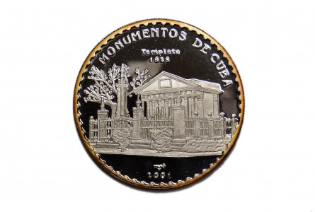 CUBA 2001,  10 Pesos. Templete