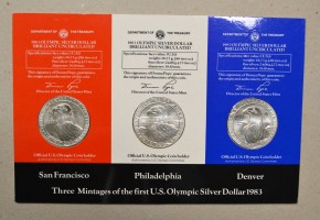 ESTADOS UNIDOS (USA) 1983, SET DOLARES COMPLETO 