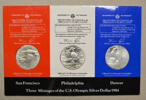 ESTADOS UNIDOS (USA) 1984, SET DOLARES COMPLETO 