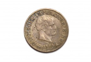 ITALIA. REINO DE NAPOLEON 1812, 10 SOLDI VENECIA