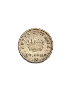 ITALIA. REINO DE NAPOLEON 1812, 10 SOLDI VENECIA 2