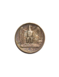 ITALIA 1927 R, 5 Liras 2