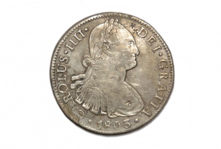 CARLOS IV, 1803. 8 Reales México-F.T.