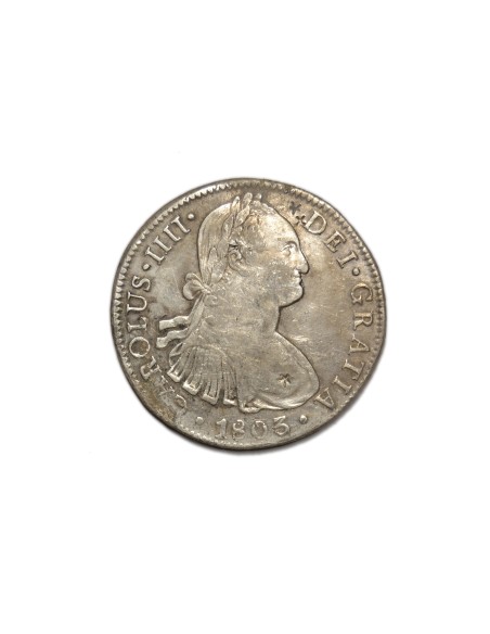 CARLOS IV, 1803. 8 Reales México-F.T.