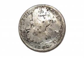 CARLOS IV, 1805. 8 Reales Lima-J.P.
