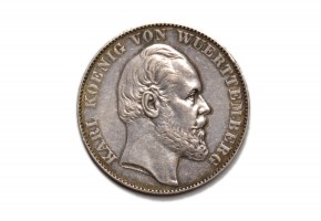 ESTADOS ALEMANES- WÜRTTEMBERG, 1871. 1 THALER
