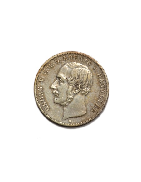 ESTADOS ALEMANES - HANNOVER, 1854. 1 THALER