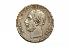 ESTADOS ALEMANES - HANNOVER, 1854. 1 THALER