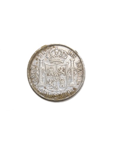 ISABEL II 1867, 1 Escudo, Madrid