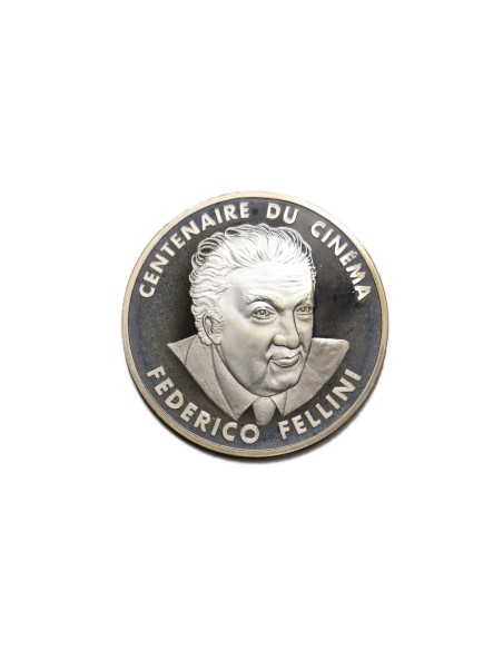 FRANCIA 1995, 100 Francos, Hitchcock-Garbo-Fellini (3 monedas)
