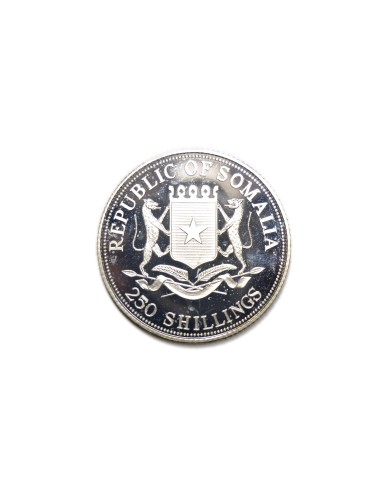 SOMALIA 1998, 250 SHILLINGS, BODA REAL : JUAN CARLOS DE BORBON Y SOFIA DE GRECIA