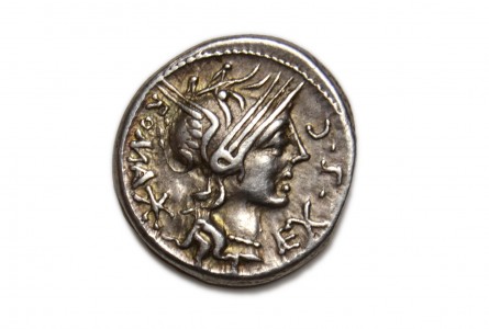 SERGIA. denario 108 a J.C.