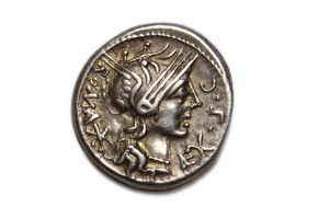 SERGIA. denario 108 a J.C.