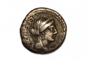 MARCIA. denario 82-81 a J.C.