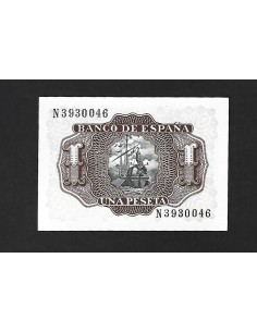 ESTADO ESPAÑOL 1 PESETA 1953 SERIE N 2