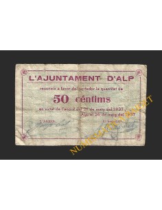 ALP (Girona), 50 cèntims , 26-05-1937