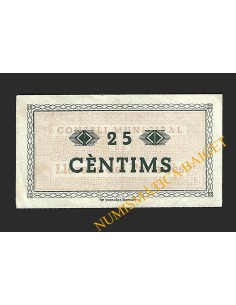 LLORENS DEL PANADES (Tarragona), 25 cèntims, 19 de març del 1937 2