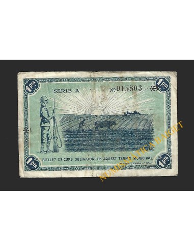 RUBI (Barcelona) 1 pesseta 14 de maig del 1937