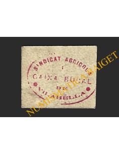 VILABELLA (Tarragona) 10 cèntims. Sindicat Agrícola 2