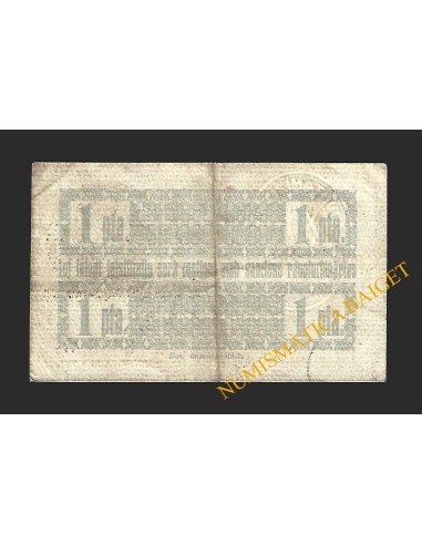 ESPARRAGUERA (Barcelona), 1 pesseta, març del 1937 