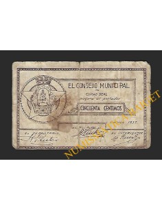 CIUDAD REAL 50 céntimos, 1937