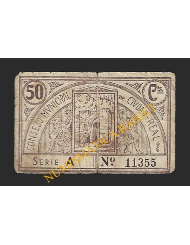 CIUDAD REAL 50 céntimos, 1937
