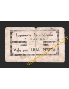 ALCORISA (Teruel) 1 peseta