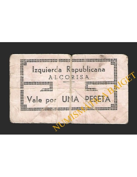 ALCORISA (Teruel) 1 peseta