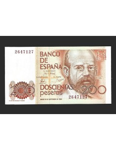 JUAN CARLOS I 200 PESETAS 1980 SIN SERIE