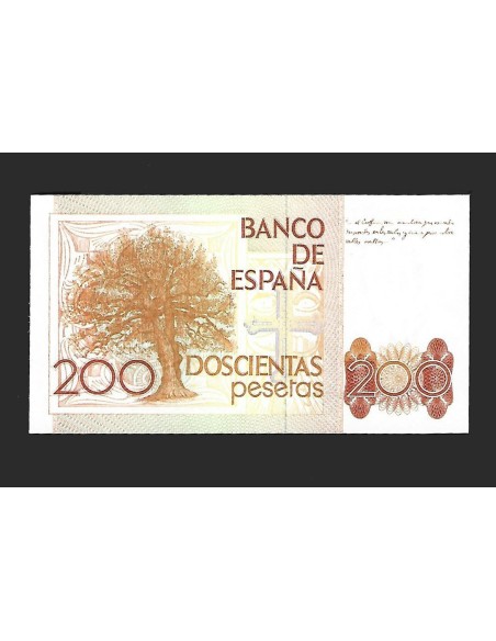 JUAN CARLOS I 200 PESETAS 1980 SIN SERIE