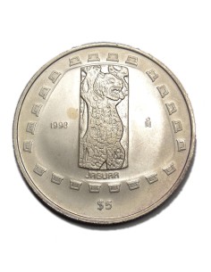 5 Nuevos pesos México 1998