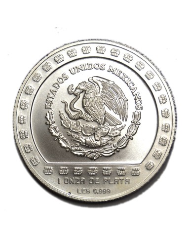 MEXICO, 1993. 5 NUEVOS PESOS. HUEHUETEOTL