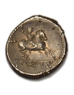 CREPUSIA. denario 82 a J.C. 2